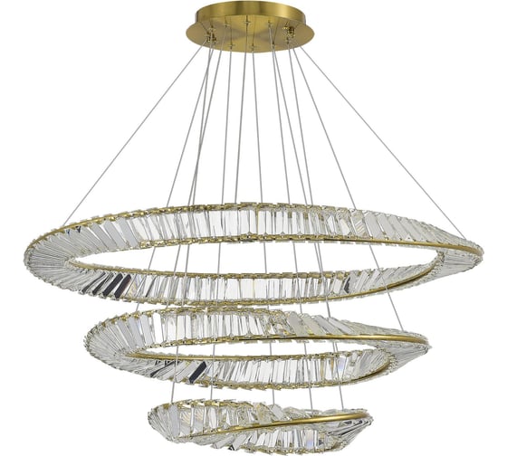 Изображение товара Подвесной светильник ST luce латунь/прозрачный led 1x97w 4000k, SL6204.301.03