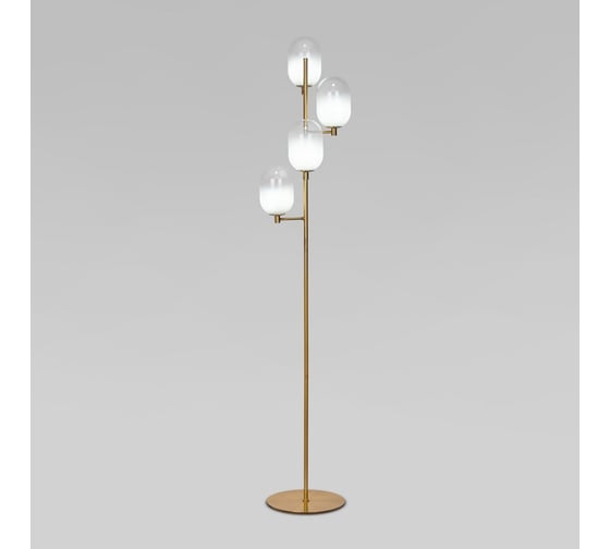 Изображение товара Напольный светильник Eurosvet со стеклянными плафонами 01161/4 латунь a065617