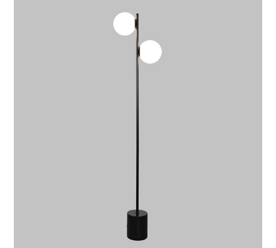 Изображение товара Напольный светильник Eurosvet со стеклянным плафоном 01158/2 черный a064389