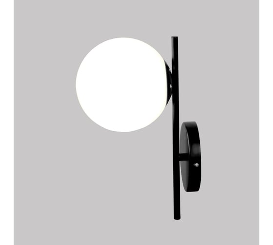Изображение товара Настенный светильник Eurosvet со стеклянным плафоном 60147/1 черный a064386