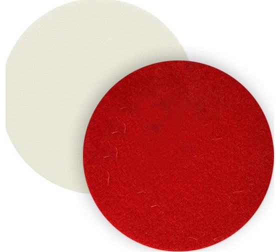 Изображение товара Диск полировальный 150х7 мм, 100% войлок Pobedit 2008150