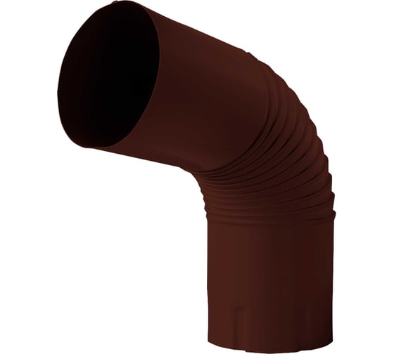 Изображение товара Колено трубы NIKA ПРОЕКТ круглое, D150 мм, RAL 8017 В0000034270