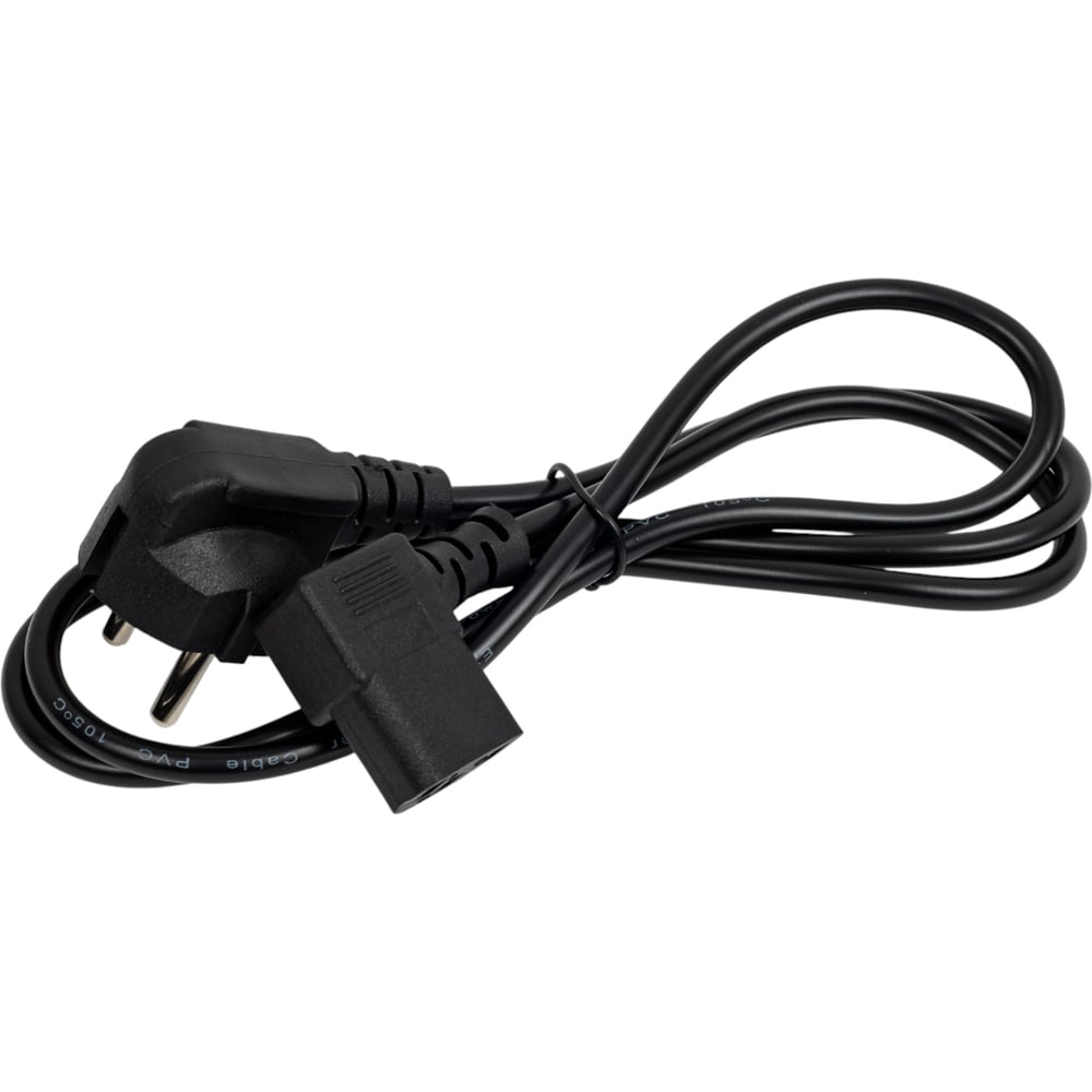Изображение товара Кабель питания ExeGate OfficePC PC-1,2 450W евровилка Schuko C13 1.2м черный