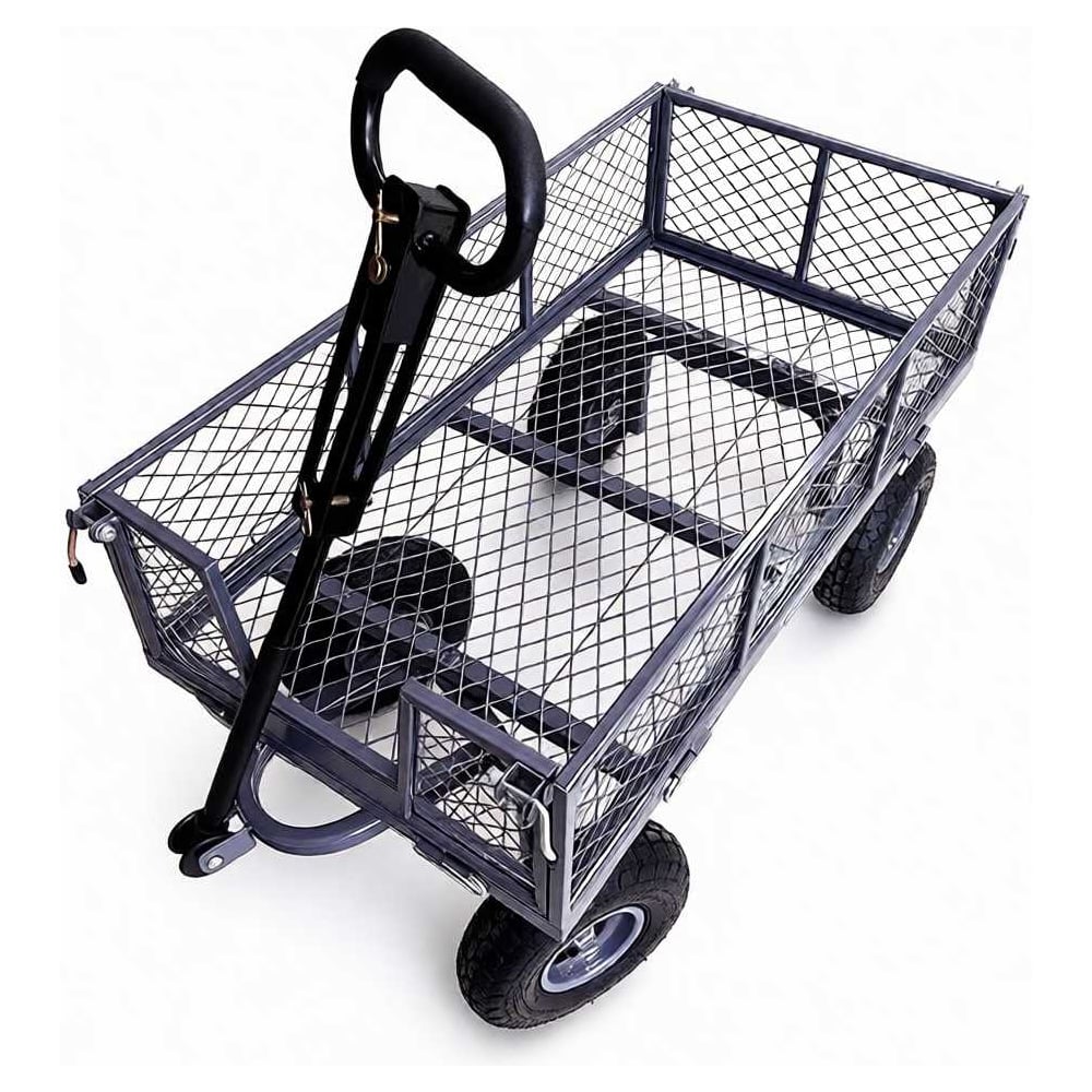 Изображение товара Четырехколесная тележка СОРОКИН с бортами 140кг