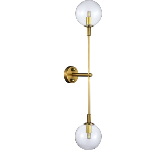 Изображение товара Настенный светильник (бра) ST luce золотистый/прозрачный g9 2x5w 4000k, SL1506.201.02