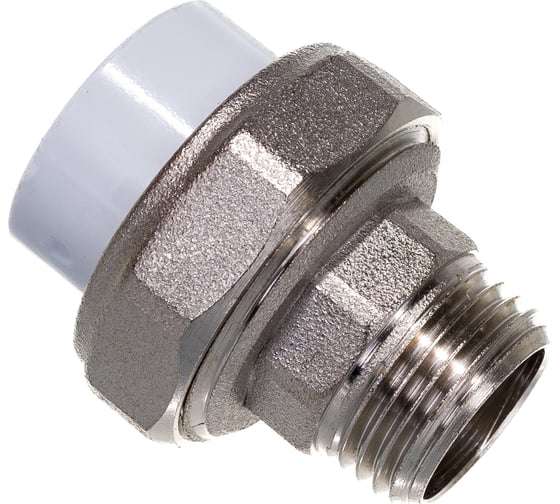 Изображение товара Разъемная муфта с наружной резьбой Политэк ПП 20х1/2 9800002012