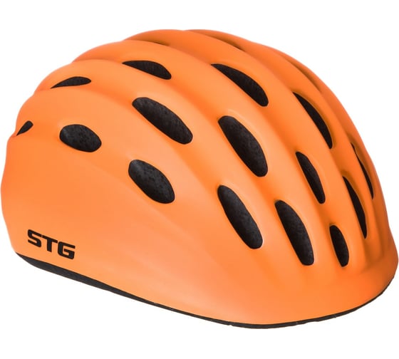 Изображение товара Шлем STG модель HB10-6, размер M(52-56) см, оранжевый, с фиксированной застежкой Х98560