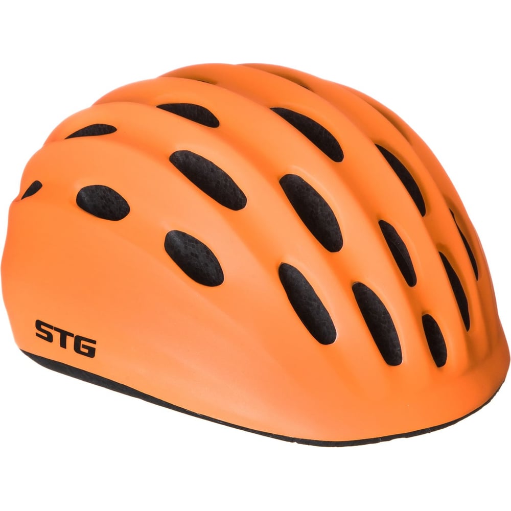 Изображение товара Шлем велосипедный STG HB10-6 размер S оранжевый с фиксированной застежкой