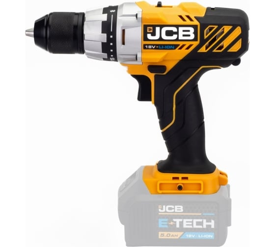 Изображение товара Аккумуляторная дрель-шуруповерт JCB 18 В, 45 Нм, без аккумулятора JCB-18DD-B-E(57240)