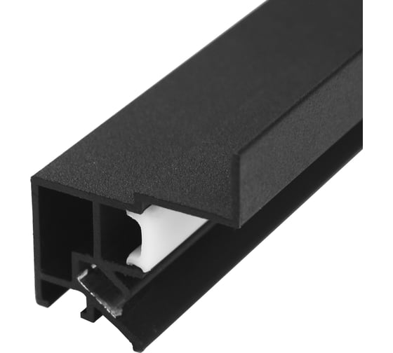 Изображение товара Парящий профиль ST luce под натяжной пвх потолок, черный 2м, ST038.429.01