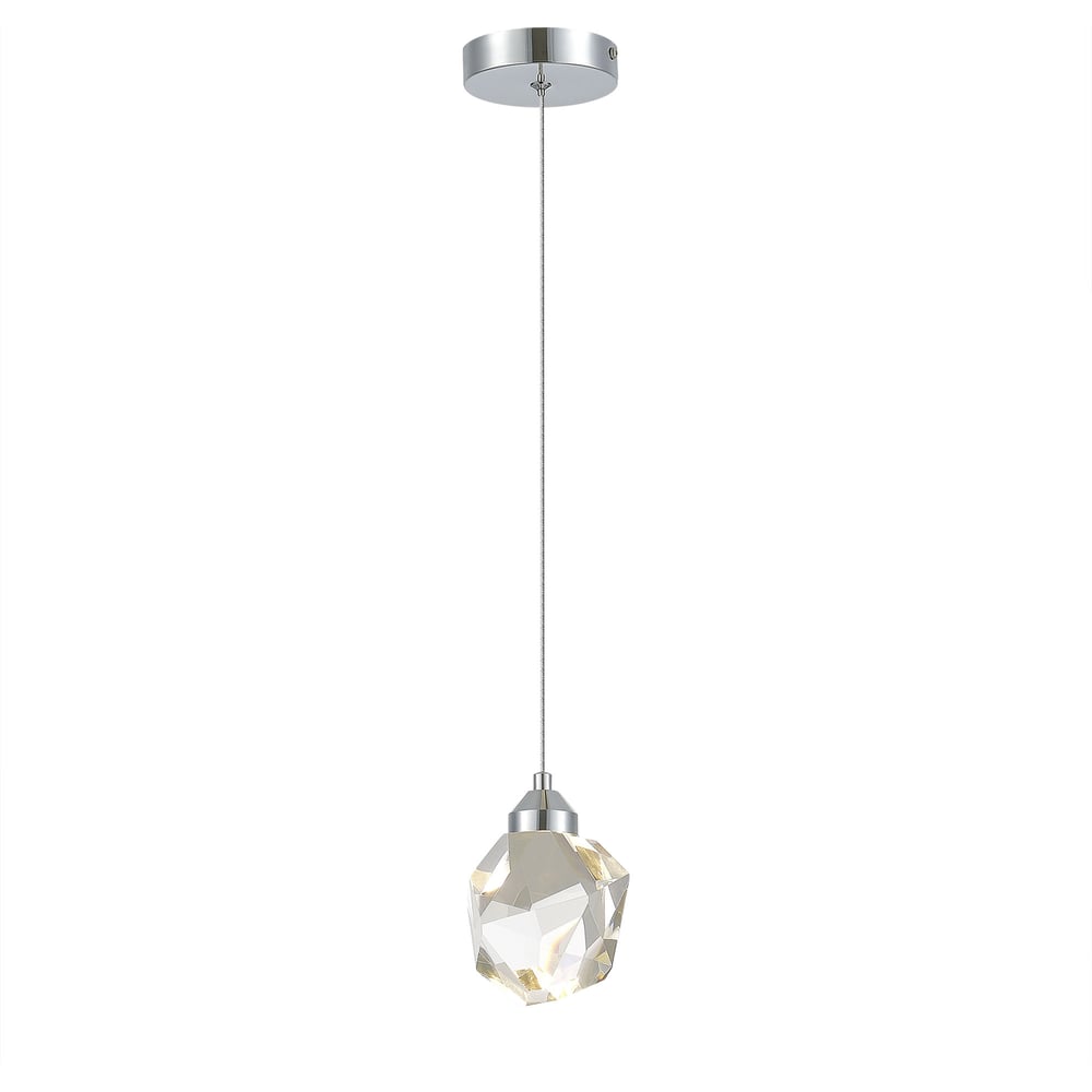 Изображение товара Подвесной светильник ST luce CASCATO 1x3W 3000K хром/прозрачный