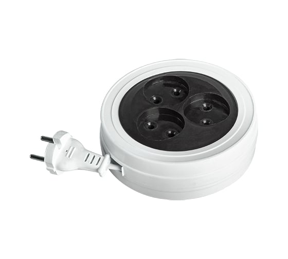 Изображение товара Удлинитель ФАZА(РФ) Рулетка УДРП-3- 500 1,3 кВт (3 роз, 5 метров) 1043160