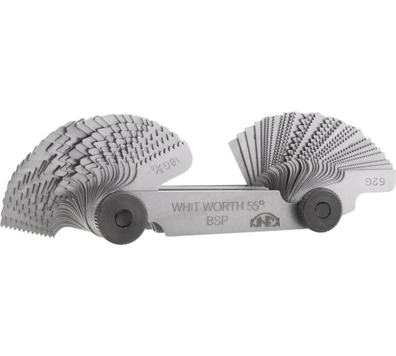 Изображение товара Резьбомер Kinex (K-MET) М+W+G, 58 шаблонов 1148