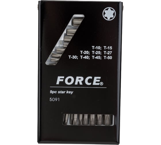 Изображение товара Набор Г-образных звезд 9 предметов FORCE 5091