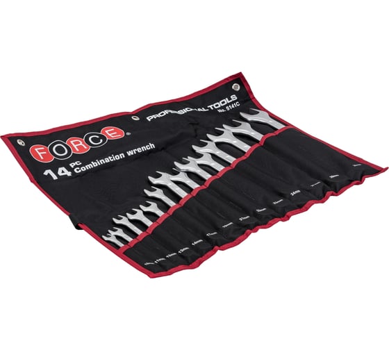 Изображение товара Набор гаечных ключей 14 предметов FORCE 5141C