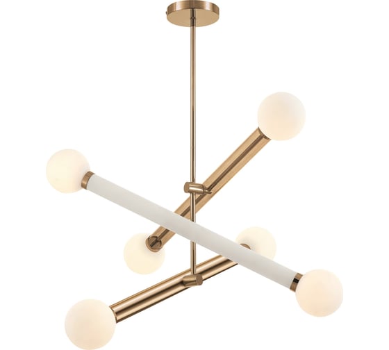 Изображение товара Подвесной светильник Freya cross 6хg9x40w металл золото FR5381PL-06G