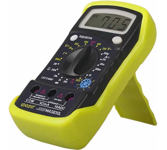 Изображение товара Цифровой мультиметр ФАZА MAS830L 5000490