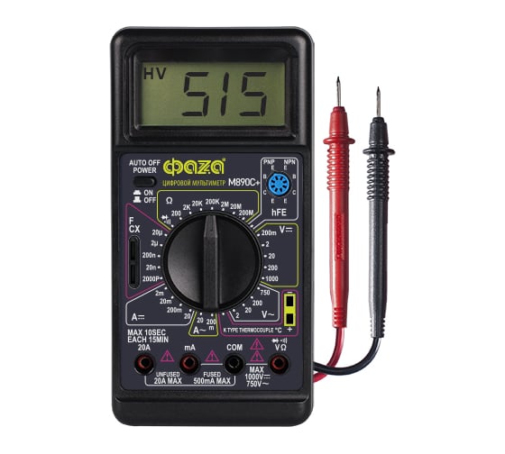Изображение товара Цифровой мультиметр ФАZА M890C+ 5008816