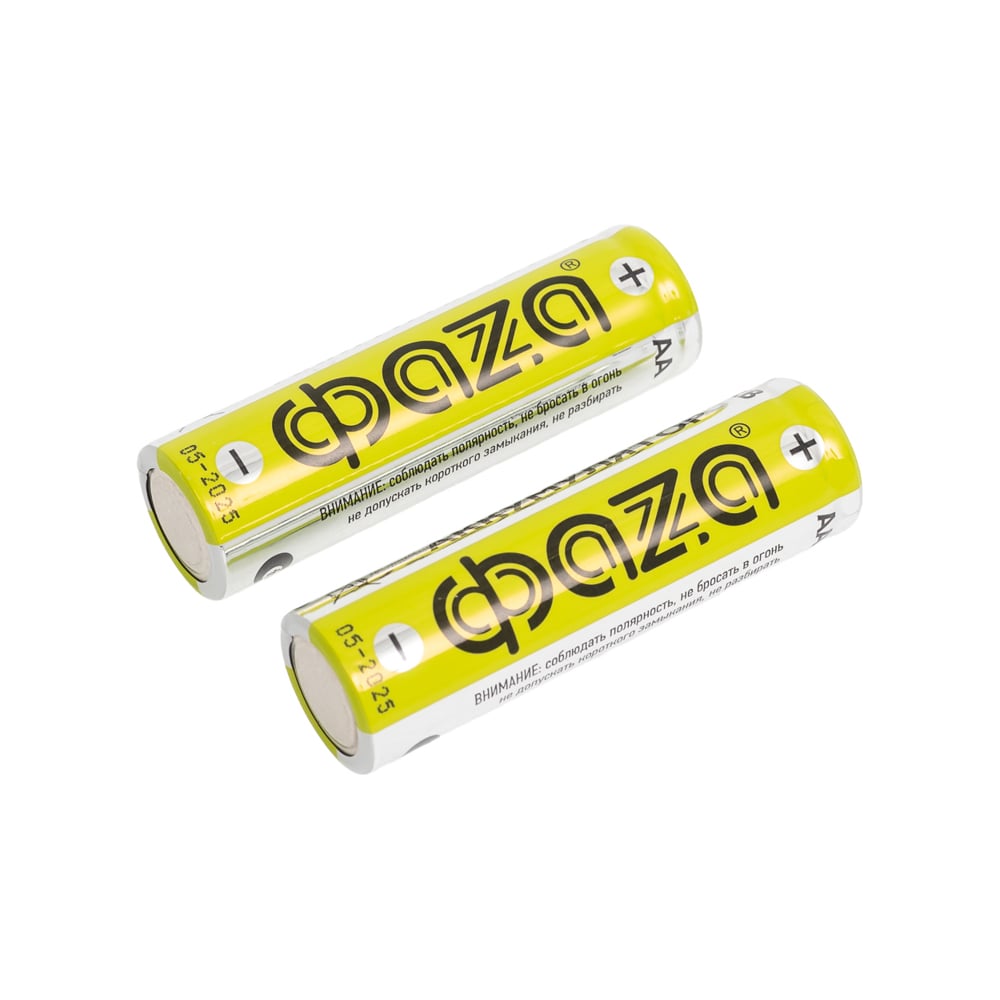 Изображение товара Аккумулятор ФАZА размера AA/HR6 1.2В 600мАч Ni-Cd S-2 (уп.2шт) 5007734