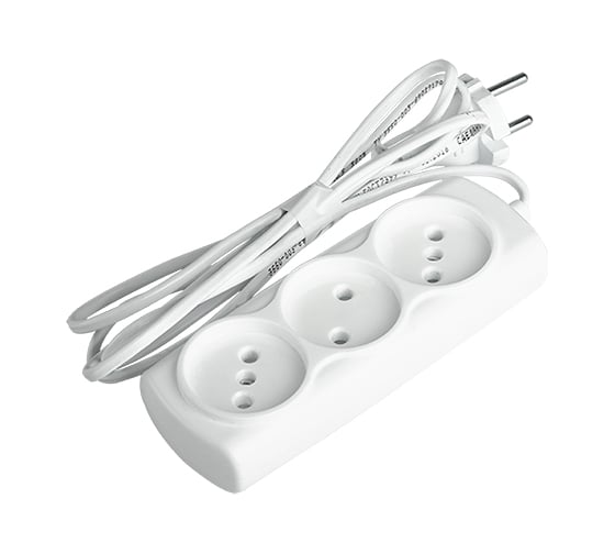 Изображение товара Удлинитель ФАZА(РФ) УДП-3- 150 1,3 кВт (3 роз, 1.5 метра) 1043047