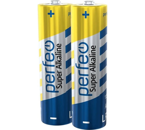 Изображение товара Алкалиновая батарейка PERFEO LR6 2 шт в пленке 30 005 155