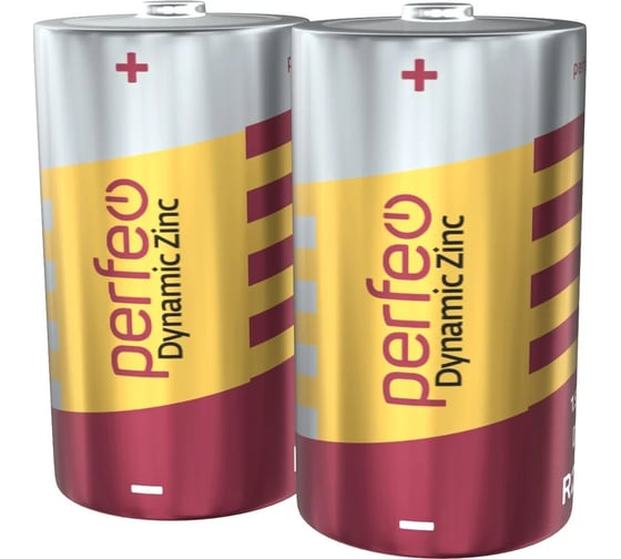 Изображение товара Солевая батарейка PERFEO R20 2 шт в пленке 30 005 169