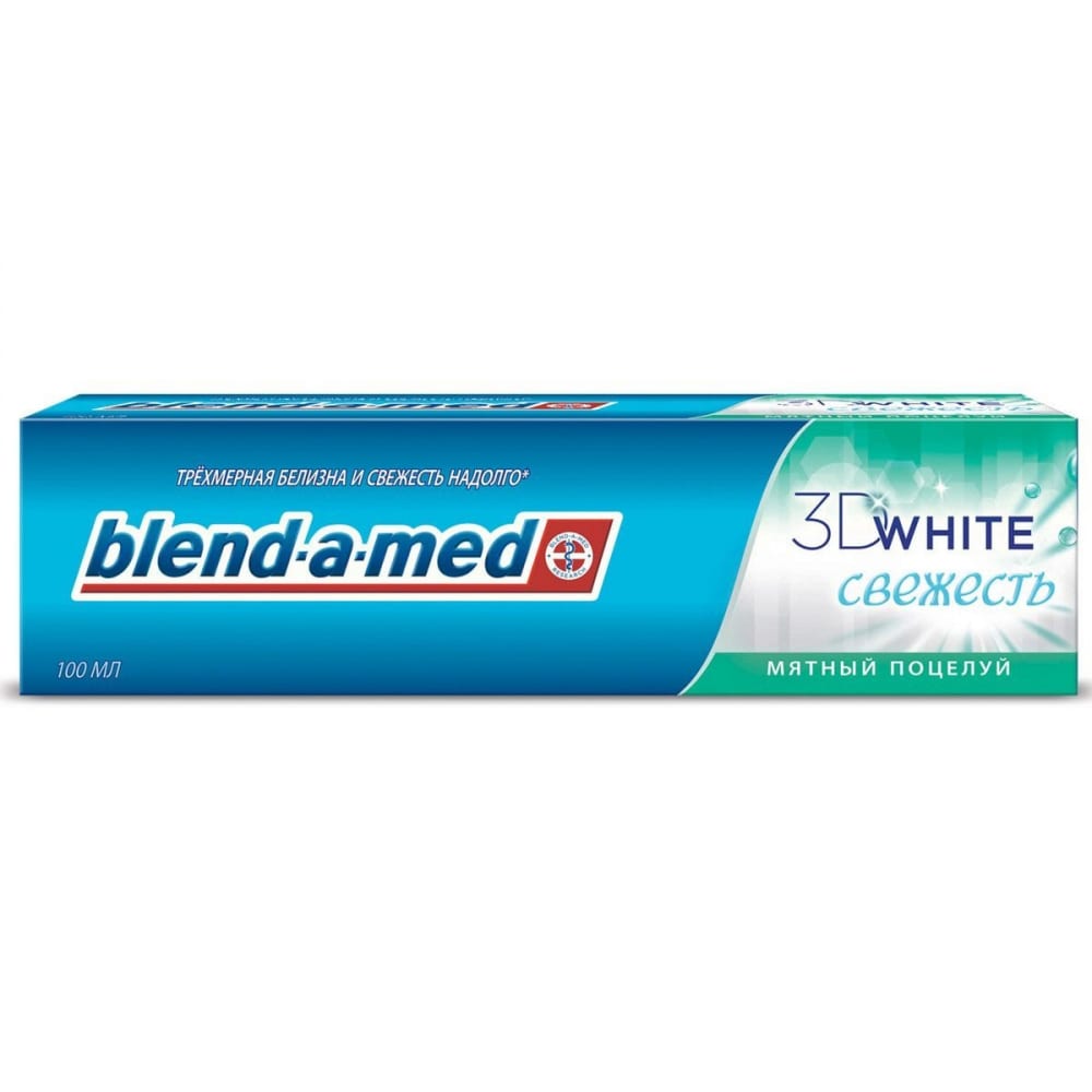 Зубная паста BLEND_A_MED 15360 3D WHITE Мятный поцелуй - фото 1