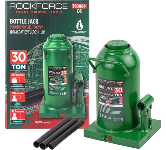Изображение товара Домкрат бутылочный Rockforce 30т RF-T93004/DS/(28067)