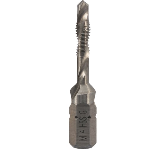 Изображение товара Метчик для шуруповерта 3 в 1 VOELKEL М4 шаг 0.7мм HSS-G V67230