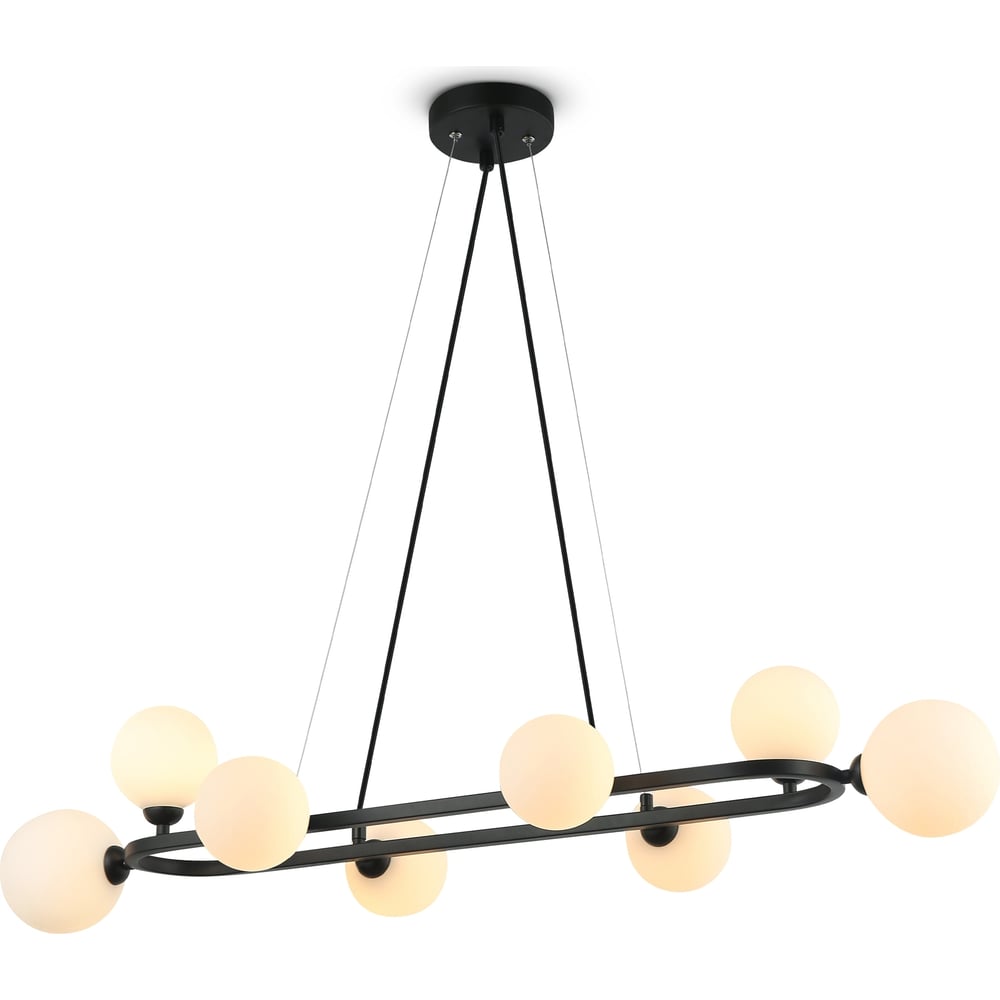 Изображение товара Подвесной светильник Freya globos 8хg9x25w металл черный FR5222PL-08B1