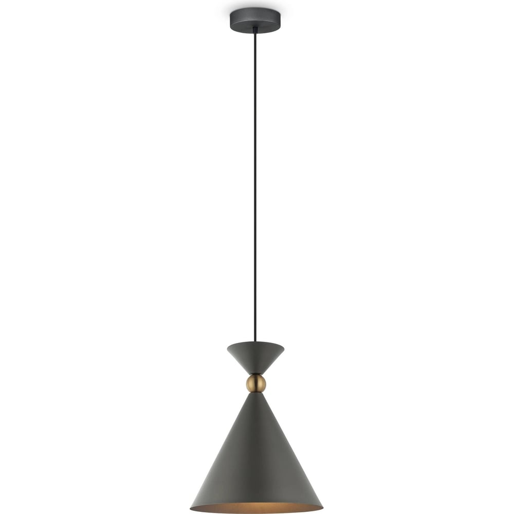 Изображение товара Подвесной светильник Freya Moth серый 1xE27 60W