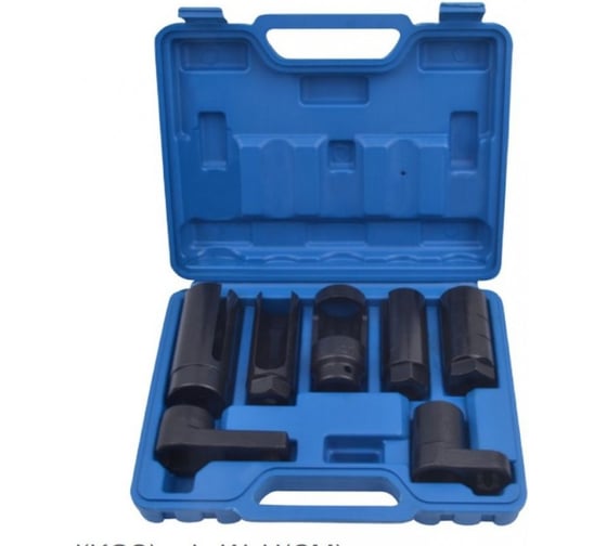 Изображение товара Набор головок для форсунок и датчиков 7 предметов 22, 27, 29мм, в кейсе ROCKFORCE RF-907G2(17305)