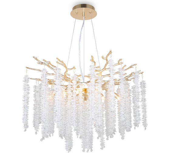 Изображение товара Подвесной светильник Freya mineral 8хg9x40w металл золото FR1010PL-08G