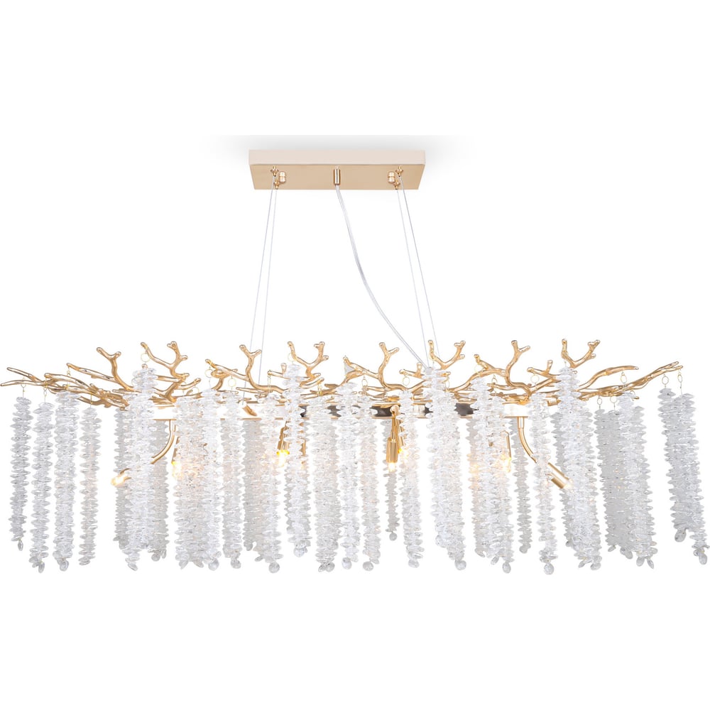 Изображение товара Подвесной светильник Freya mineral 10xg9x40w металл золото FR1010PL-10G1