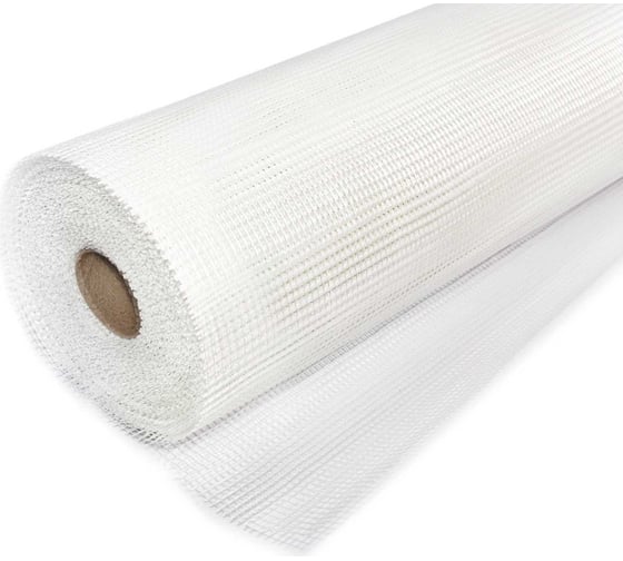 Изображение товара Стеклотканевая штукатурная сетка РемоКолор 5x5 мм, 145 г/кв. м, 1х50 м, 1 шт. 49-4-405