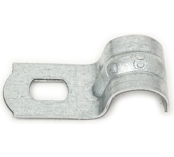 Изображение товара Однолапковая металлическая скоба КрепПак СМО 8-9 мм, 100 шт. в упаковке 011.1008