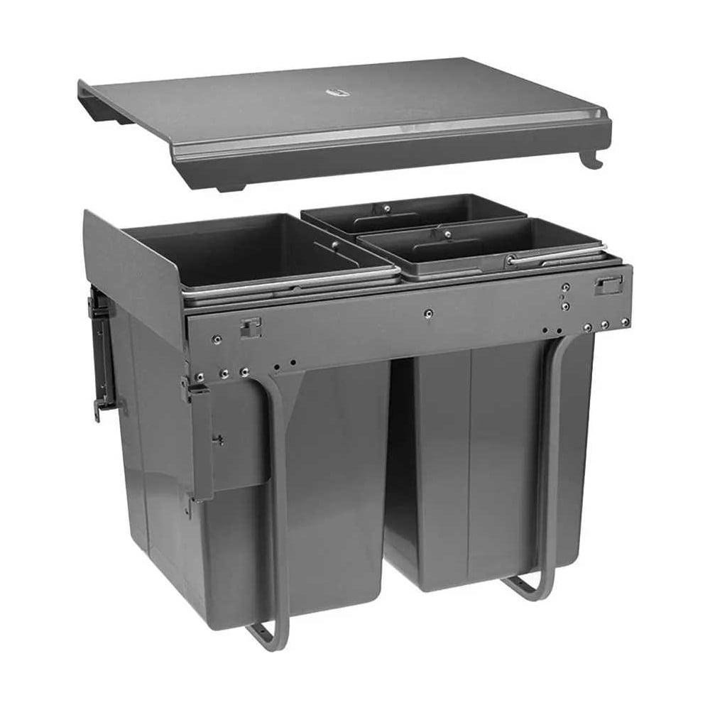 Изображение товара Сегрегатор для модуля 400 мм антрацит с доводчиком GTV PB-45-MF202x10-60A