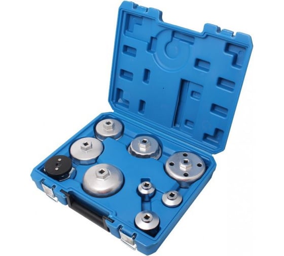 Изображение товара Набор съемников масляных фильтров 3/8, 9 предметов в кейсе ROCKFORCE RF-3311119(15222)