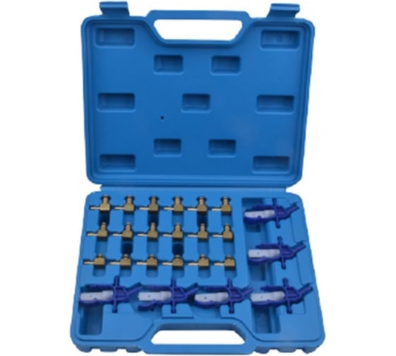 Изображение товара Набор адаптеров для тестера обратки дизельных форсунок системы Common Rail ROCKFORCE RF-40110124(15366)