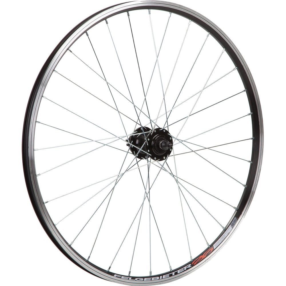 Изображение товара Колесо переднее 26 с двустеночным ободом и дисковыми тормозами STG