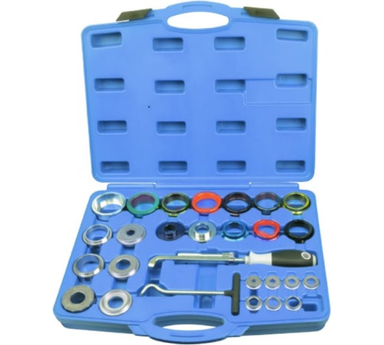 Изображение товара Набор приспособлений и оправок для снятия и установки сальников 27 предметов ROCKFORCE RF-927G1(17726)