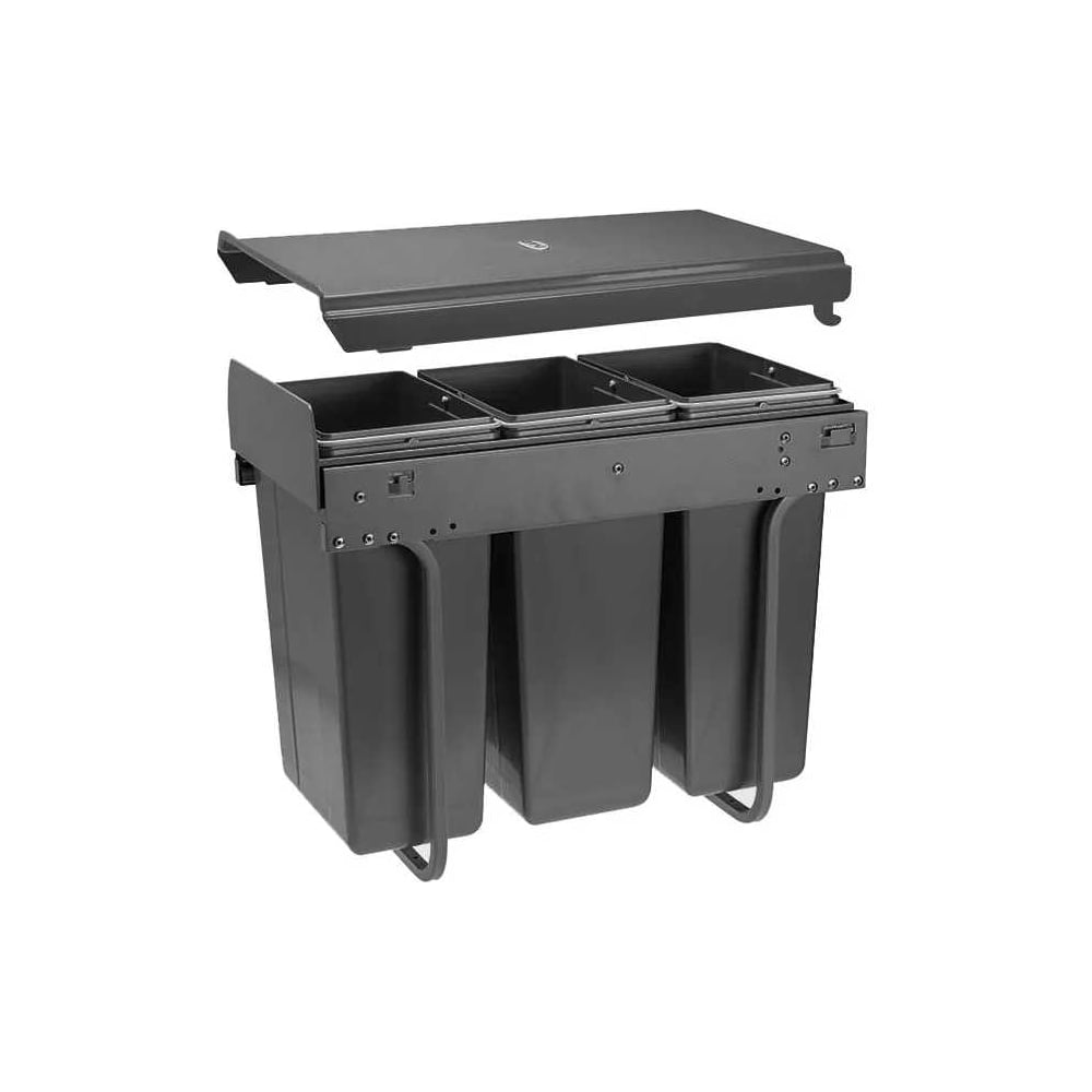 Изображение товара Сегрегатор для модуля 300 мм (3x10 л) антрацит, без крепления, с доводчиком GTV PB-45-0010X3-60A