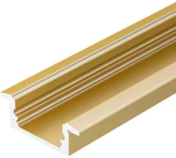 Изображение товара Профиль Arlight LINE-2308-F-2000 ANOD GOLD 2м 039989