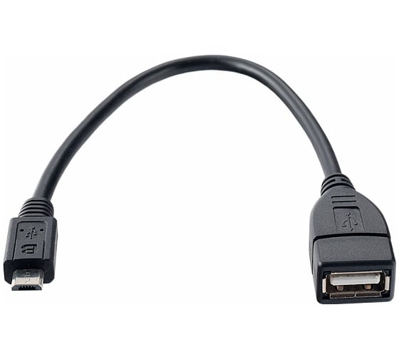 Изображение товара Кабель PERFEO USB2.0 A розетка - Micro USB вилка OTG длина 0.2 м. U4202 30 004 999