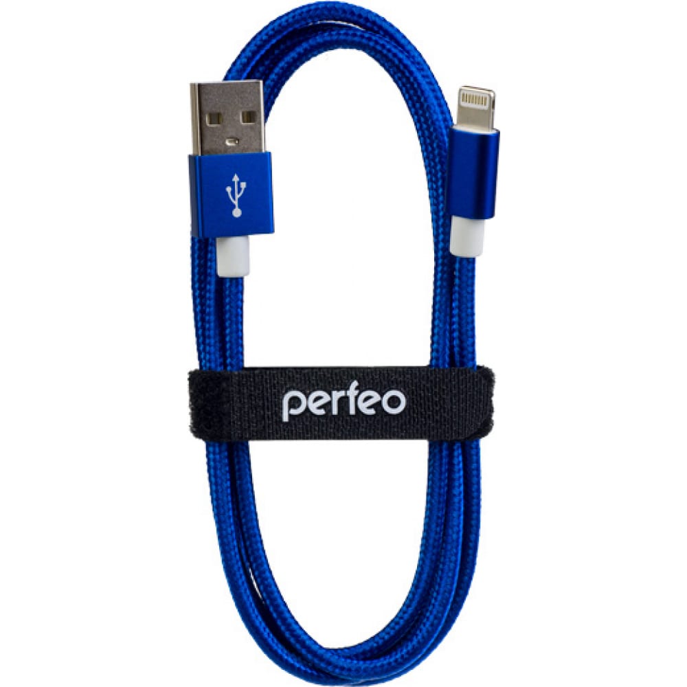 Кабель для iPhone Perfeo кабель usb магнитный 3 разъема юсб micro usb type c lightning синий