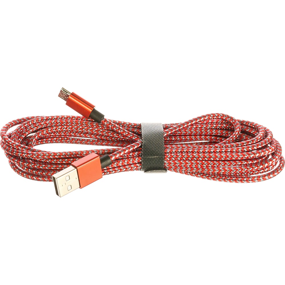 Кабель Perfeo кабель usb hoco x21 plus silicone для micro usb 2 4 a длина 2 0 м красный