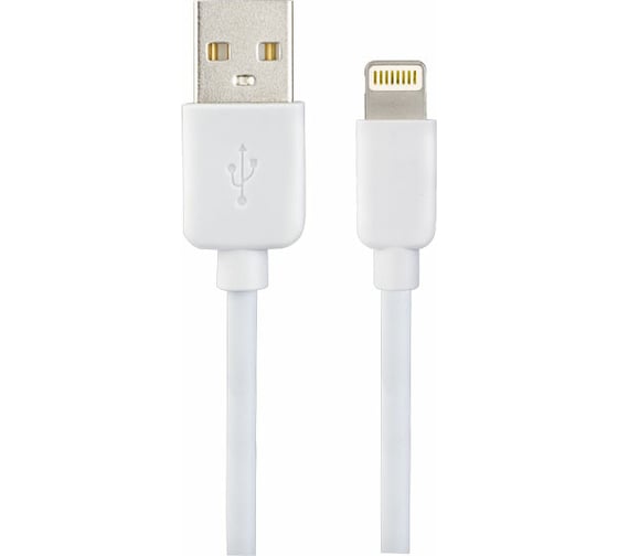 Изображение товара Кабель для iPhone PERFEO USB - 8 PIN Lightning белый длина 1 м. бокс I4604 30 013 257