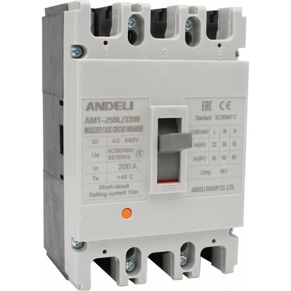 Автоматический выключатель ANDELI приставка к контактору cjx3 andeli