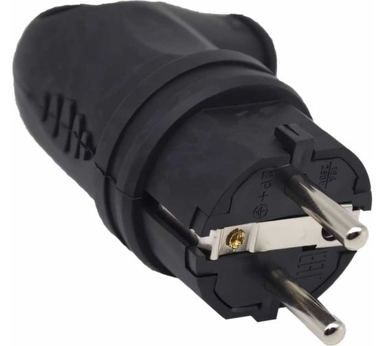Изображение товара Вилка с ручкой ANDELI каучук AM-K07 2P+PE 16A 220В IP44 ADL13-059