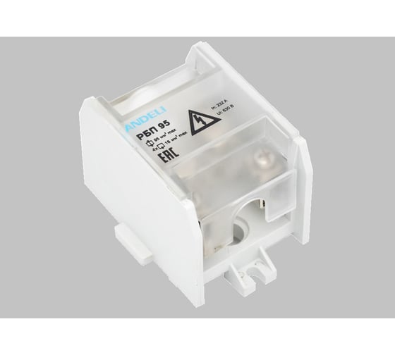 Изображение товара Распределительный проходной блок ANDELI РБП-95 232/100А ADL16-400